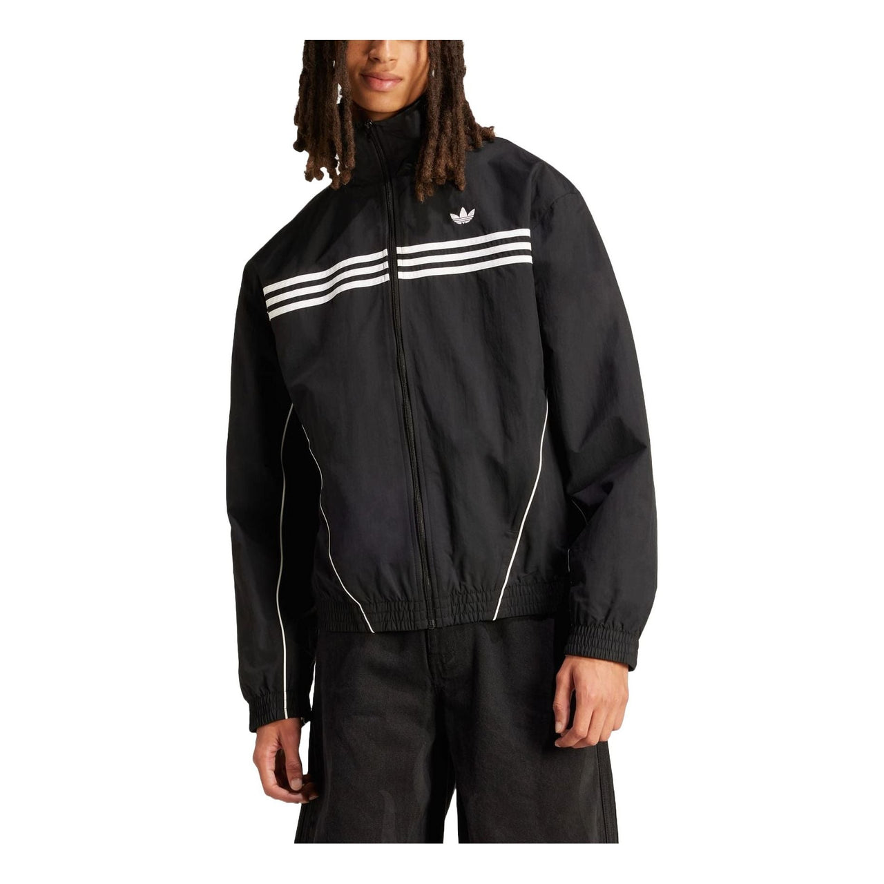 adidas Flames Jacket Asia Sizing 'Black' IS0242