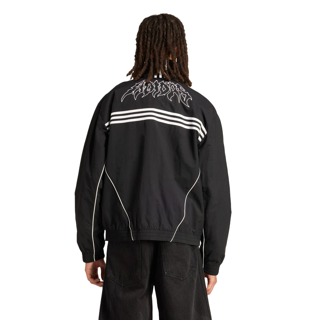 adidas Flames Jacket Asia Sizing 'Black' IS0242