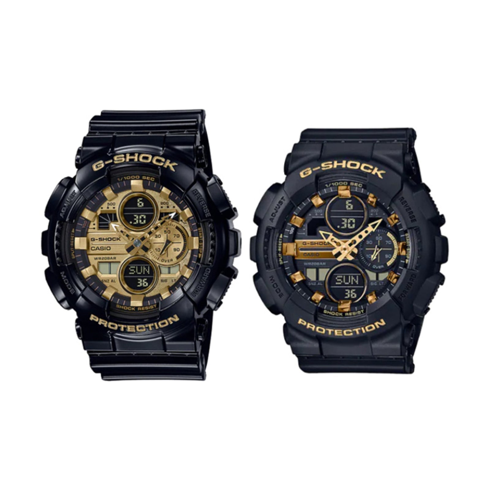 CASIO G-Shock Analog-Digital 'Black Gold' GA-140GB-1A1JF_GMA-S140M-1AJF