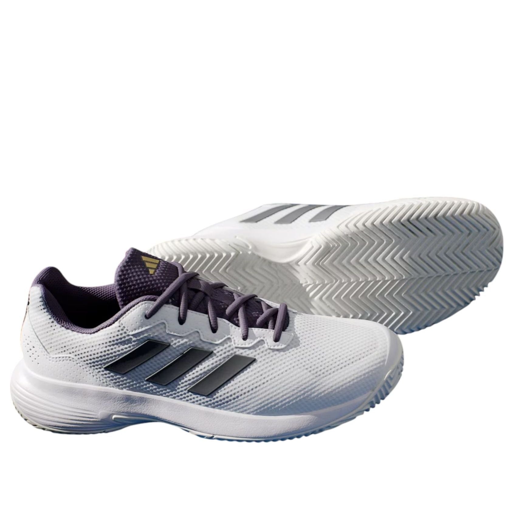 adidas GameCourt 2.0 'White Black Aurora Plum' JS1949