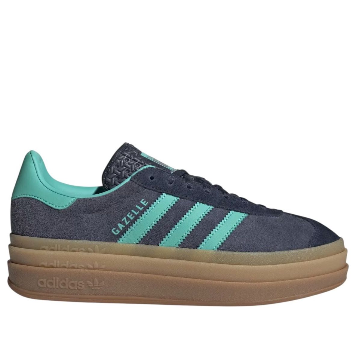 (WMNS) adidas Gazelle Bold 'Shadow Navy Acid Mint' JQ6437