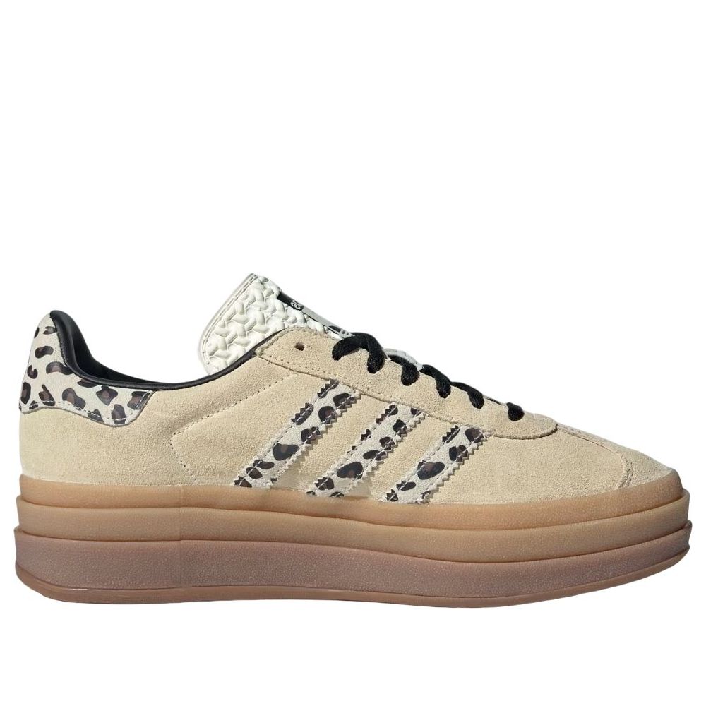 (WMNS) adidas Gazelle Bold 'Cream Black Leopard' JI1370