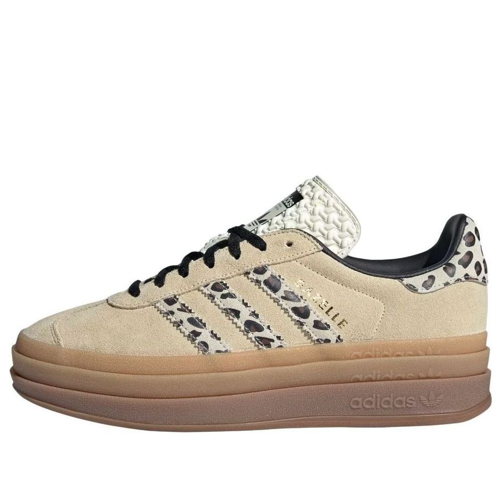 (WMNS) adidas Gazelle Bold 'Cream Black Leopard' JI1370