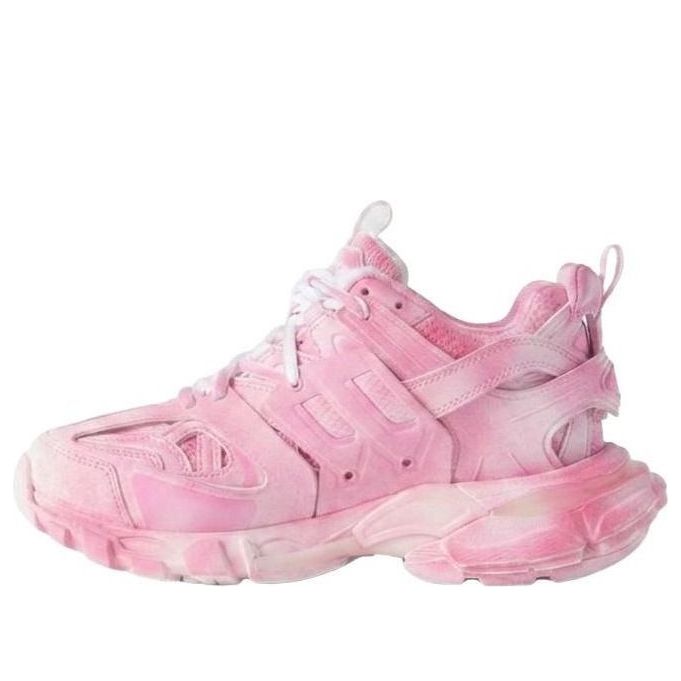 (WMNS) Balenciaga Track Stencil Logo Sneaker 'Pink White' 542436WTKIS5090