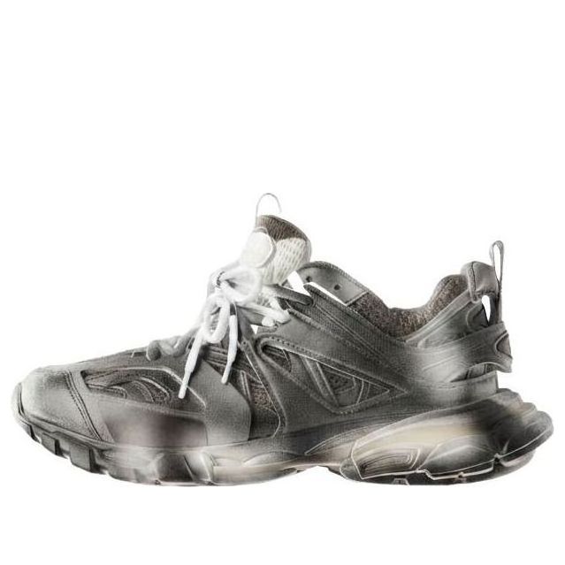 (WMNS) Balenciaga Track Stencil Logo Sneaker 'Black White' 542436WTKIS1090