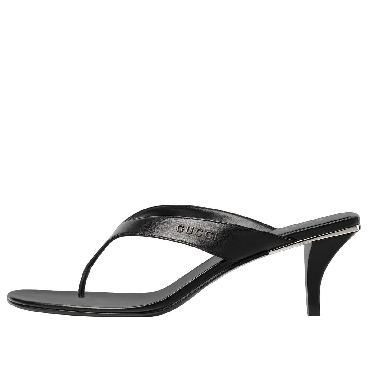 (WMNS) Gucci Vittoria Thong 'Black' 865403-C9D00-1000