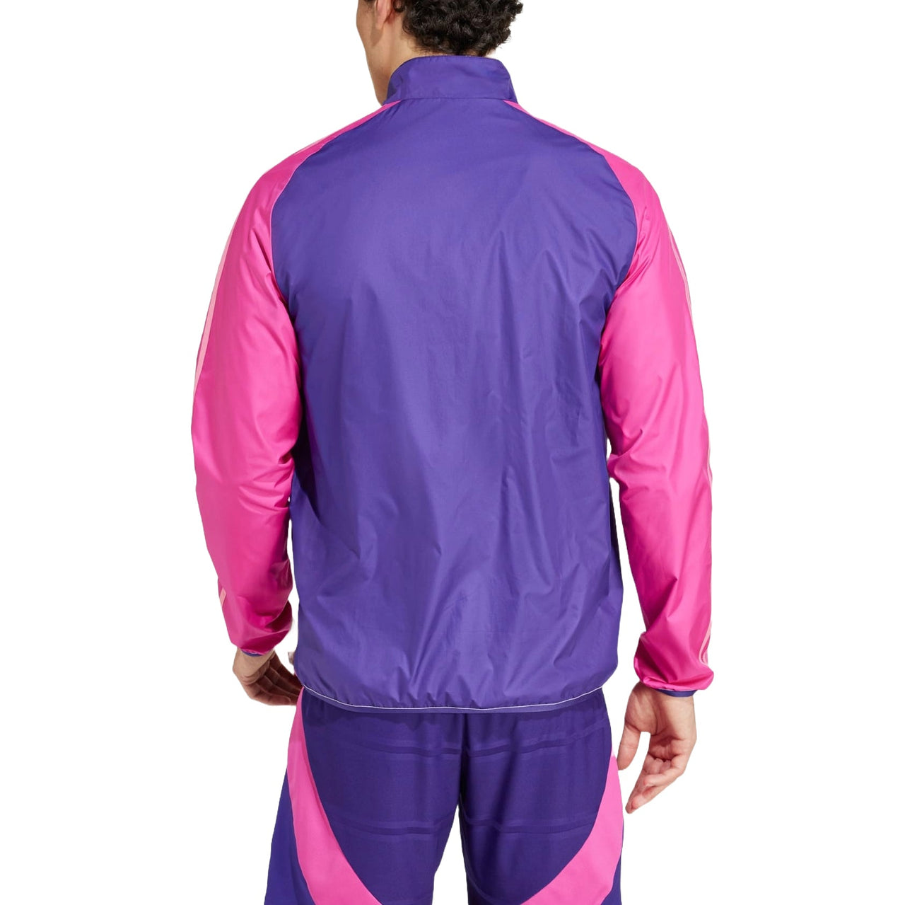 adidas Germany Anthem Football Jacket Asia Sizing 'Purple Pink' IX0405