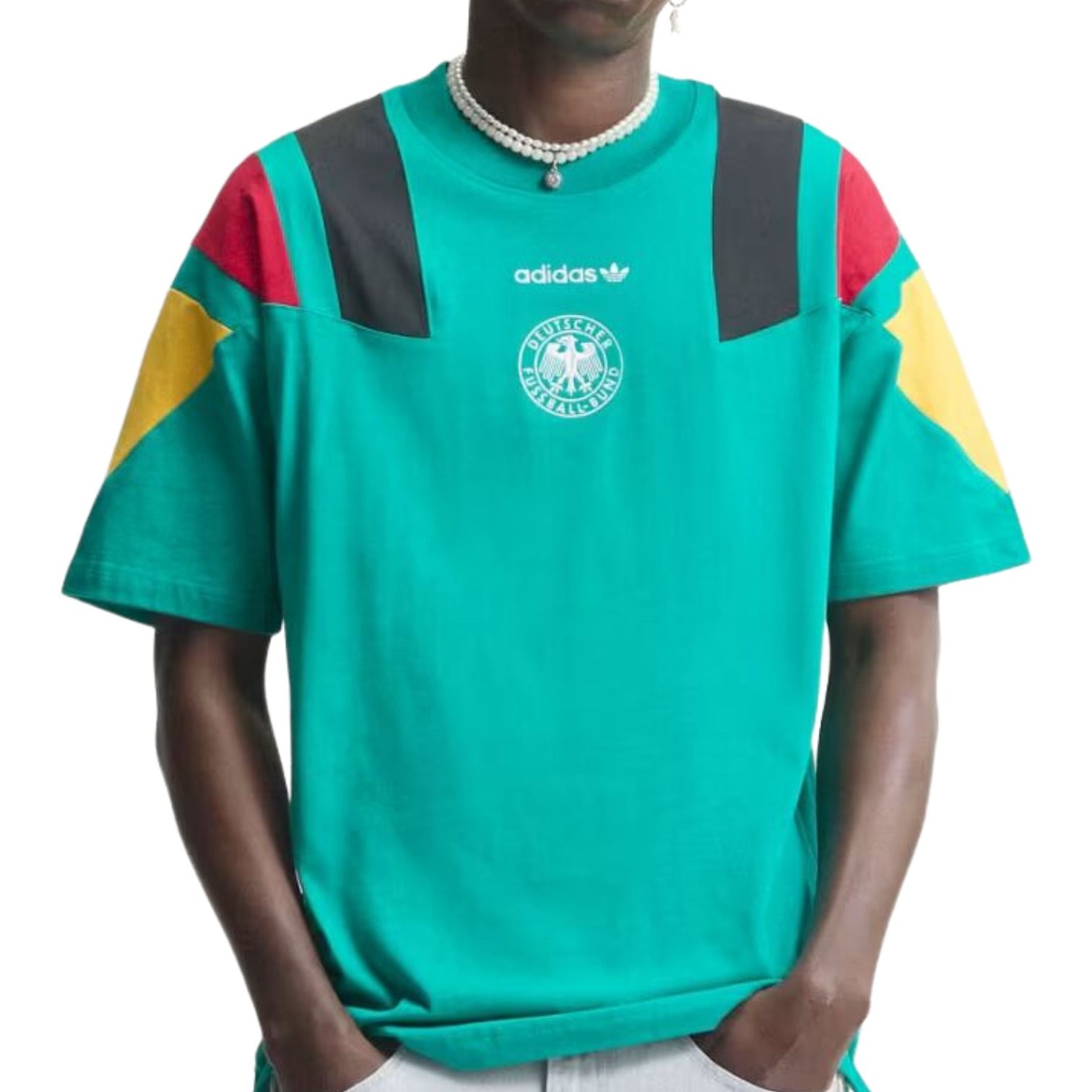 adidas Germany EQT T-Shirt Asia Sizing 'Equipment Green' KG2279