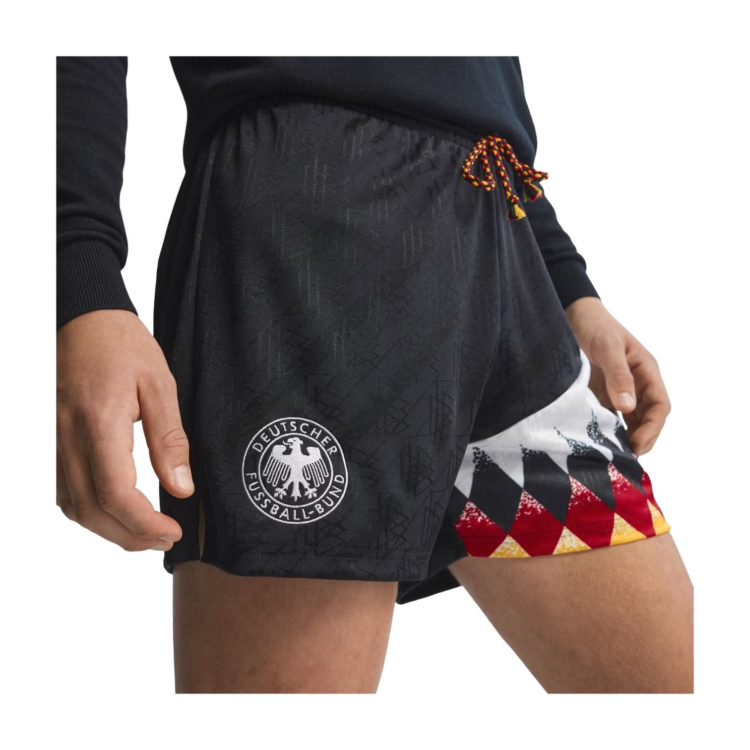 adidas Germany Shorts 1994 Asia Sizing 'Black' JZ6958