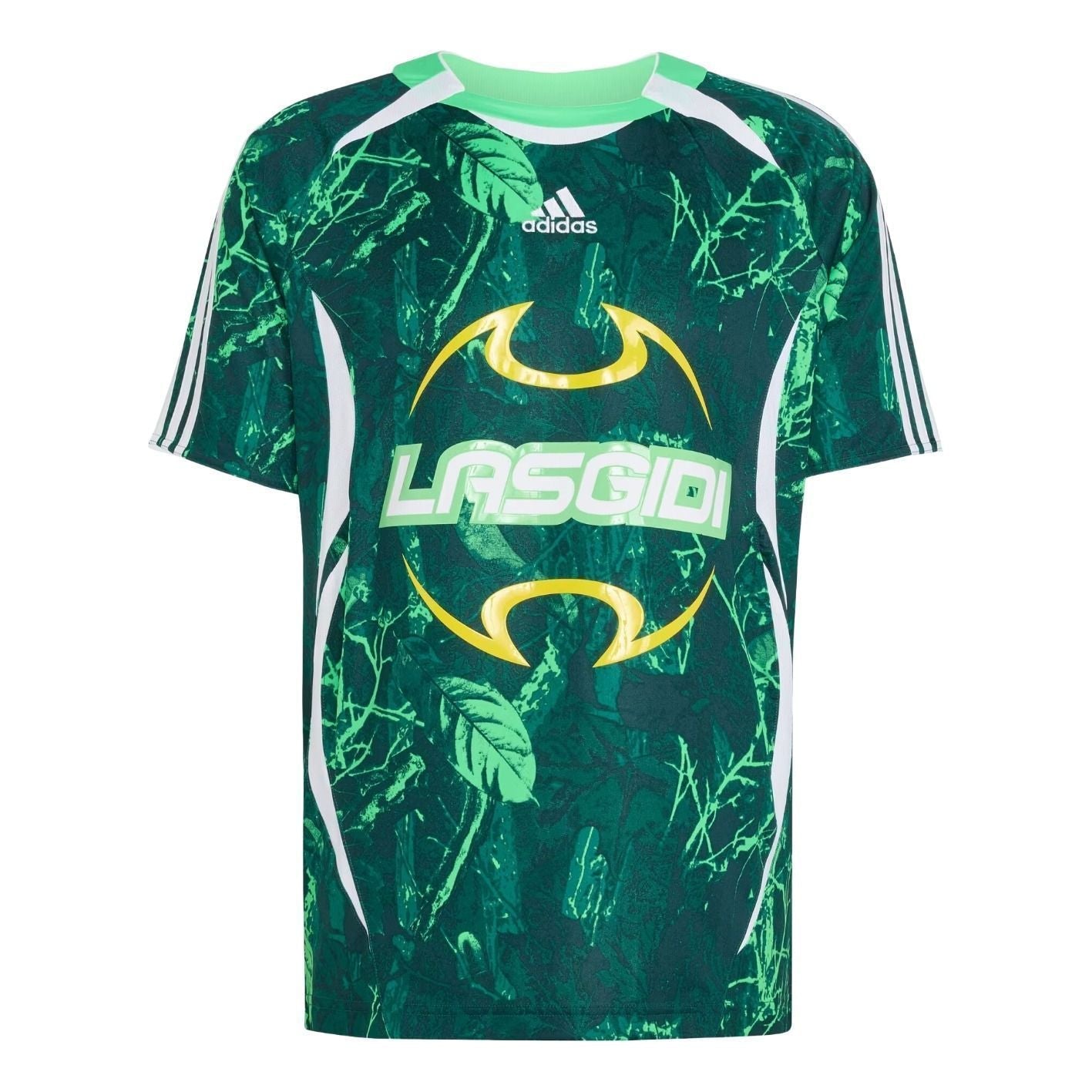 adidas Lagos 2026 Graphic Jersey 'Screaming Green Aurora Ivy Collegiate Green' KC8612