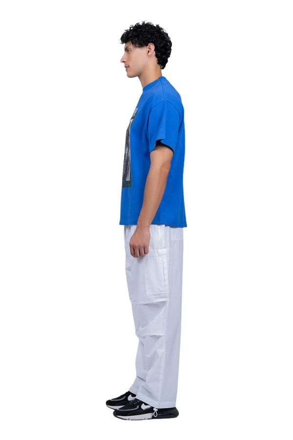 House of Cenmar T-Shirt with Cenmar Wolf Artwork 'Blue' HOC-STF10