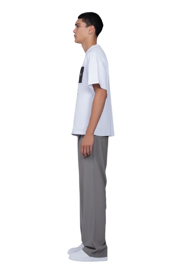 House of Cenmar T-Shirt with Cenmar Moon Artwork 'White' HOC-STF12