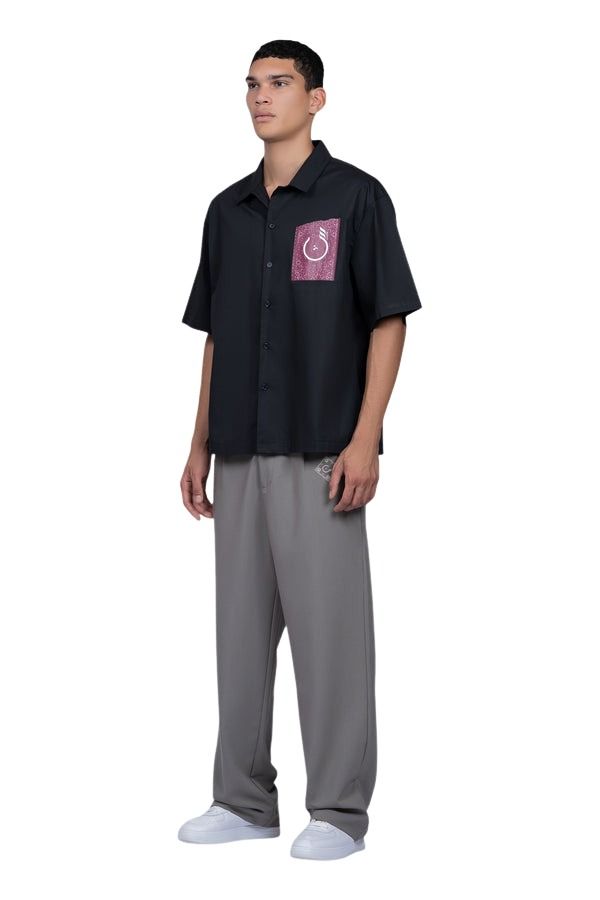 House of Cenmar Shirt with Cenmar Purple Carpet Artwork 'Black' HOC-STF25