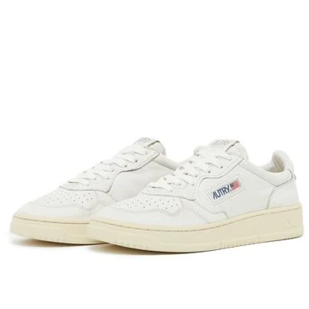 (WMNS) Autry Medalist Low Goatskin 'White' AULW-GG04