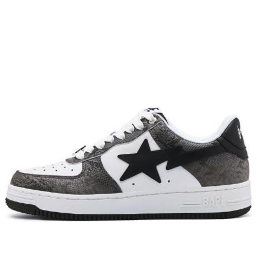 A BATHING APE Bape Sta 'Black Snakeskin' 1I80-191-009-BLK