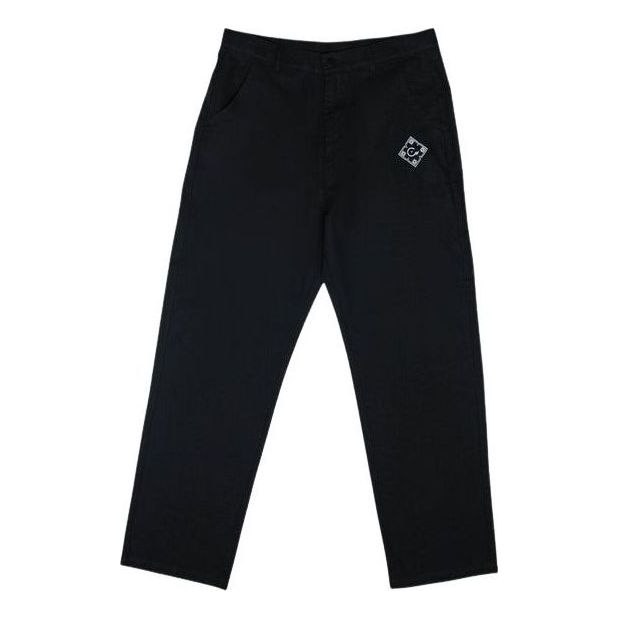 House of Cenmar Linen Straight Leg Pants 'Black' HOC-SS25Y