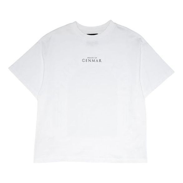 House of Cenmar T-Shirt with Cenmar Artwork 'White' HOC-STF11