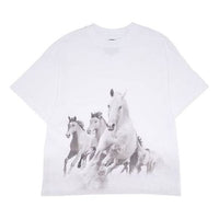 House of Cenmar T-Shirt with Cenmar Horse Artwork 'White' HOC-STF13