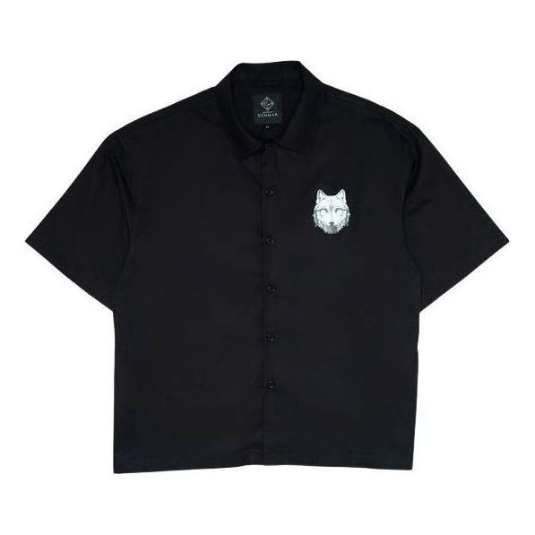 House of Cenmar Shirt with Cenmar Wolf Artwork 'Black' HOC-SS24L