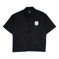 House of Cenmar Shirt with Cenmar Wolf Artwork 'Black' HOC-SS24L