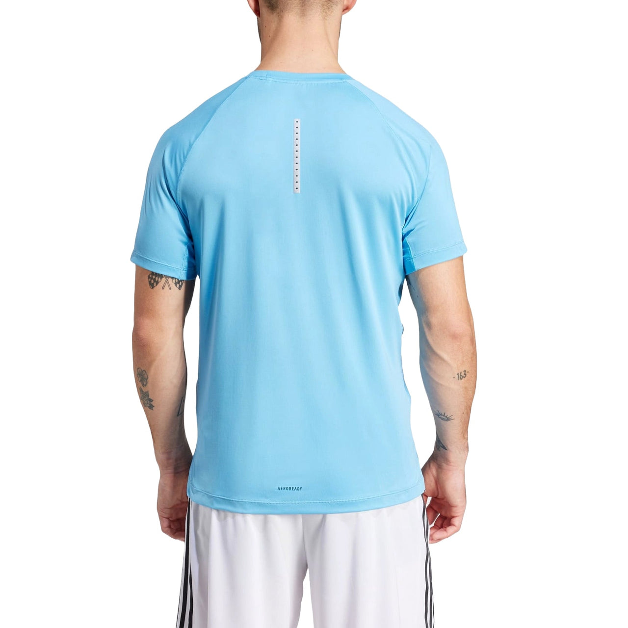 adidas Gym Training T-shirt Asia Sizing 'Light Blue' IS1295