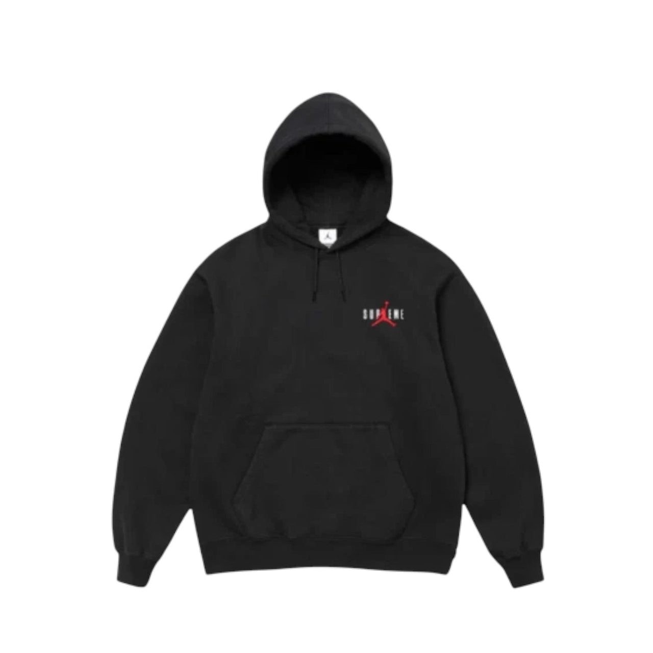 Air Jordan x Supreme Hooded Sweatshirt 'Black' HF0836-010