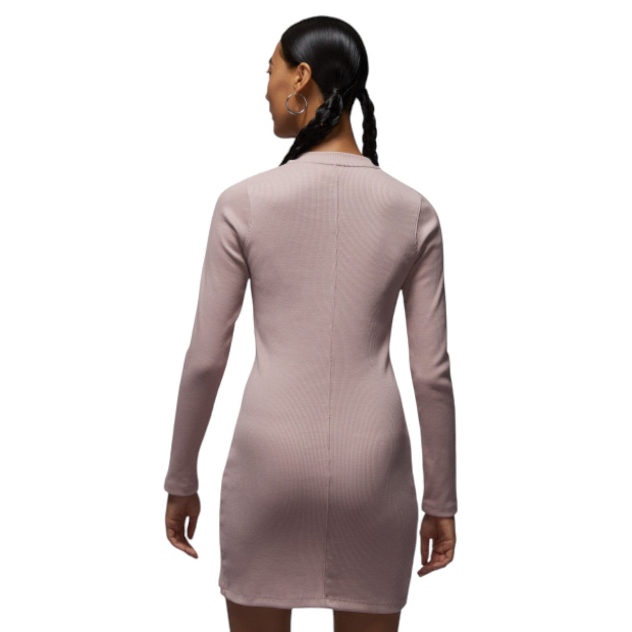 (WMNS) Air Jordan Long Sleeved Knitted Dress 'Fossil Lime White' HF9478-292