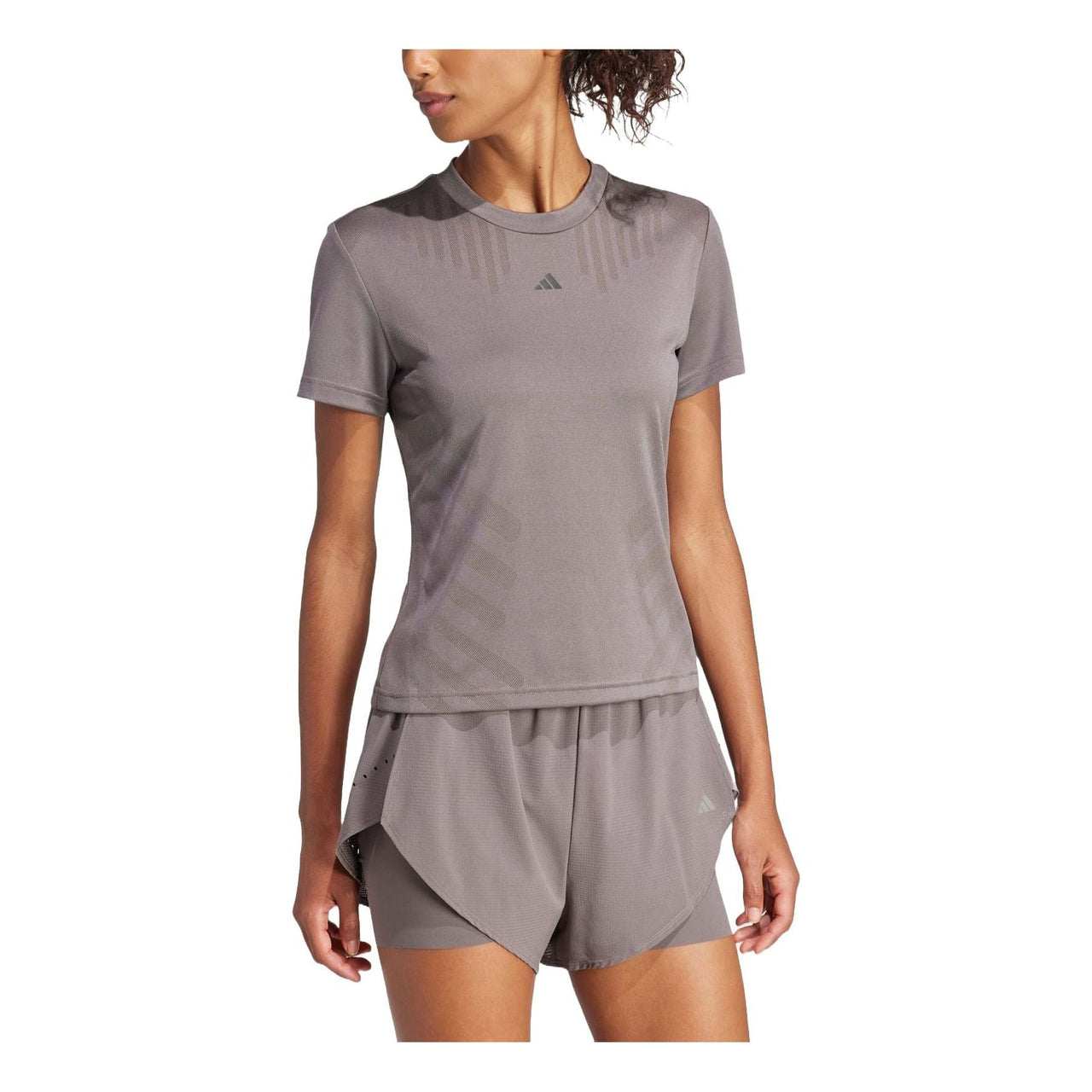(WMNS) adidas HIIT Airchill Training T-shirt Asia Sizing 'Brown' IT7431