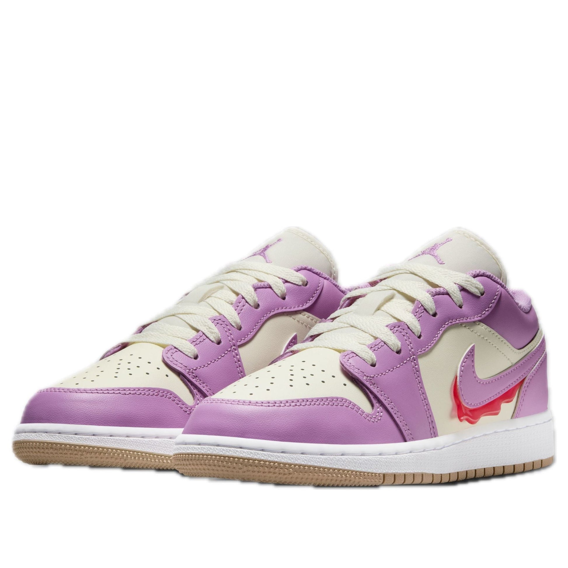 (GS) Air Jordan 1 Low SE 'Lush Fuchsia Pale Ivory' HJ5961-500