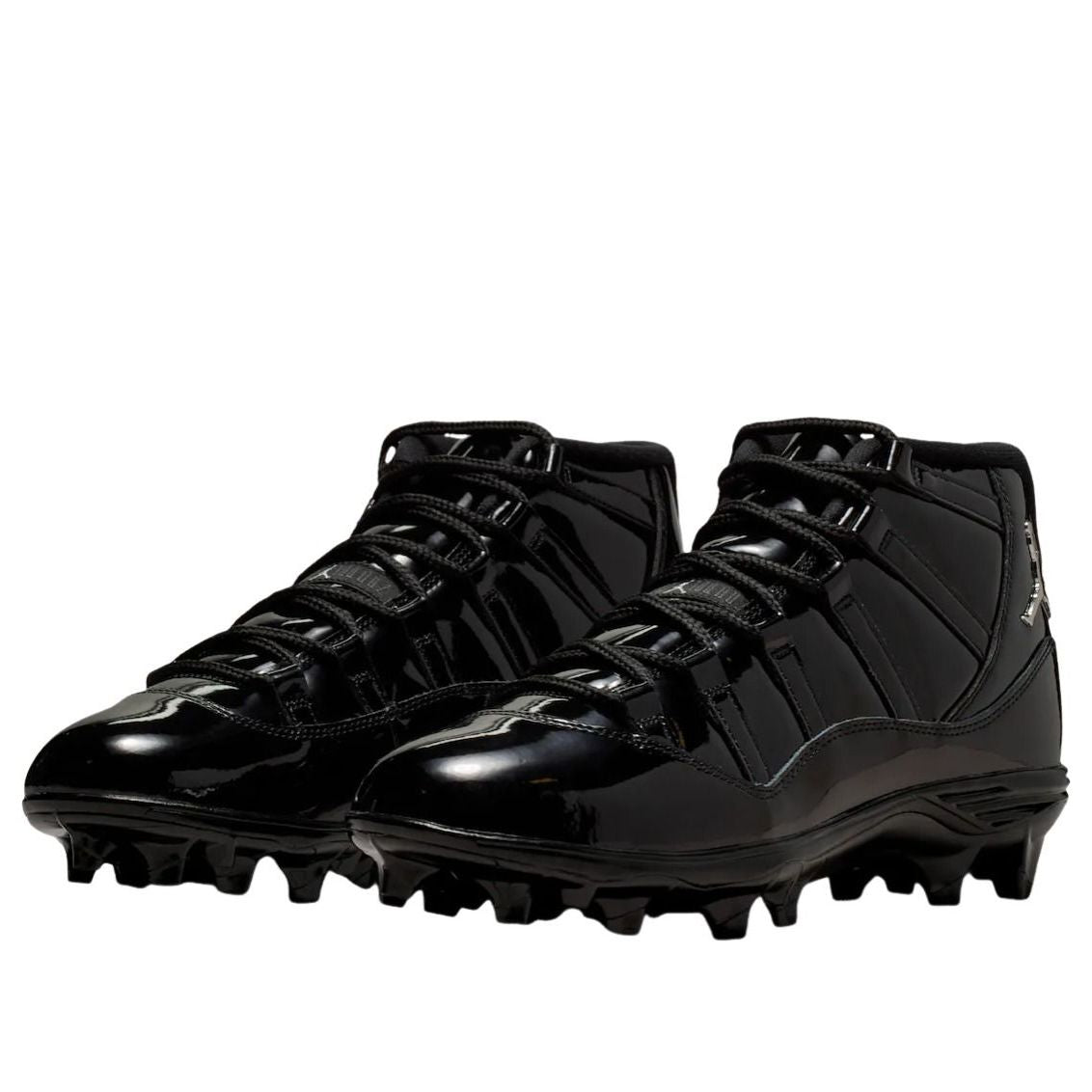Air Jordan 11 Mid TD Cleats 'Black Patent' HM7324-001