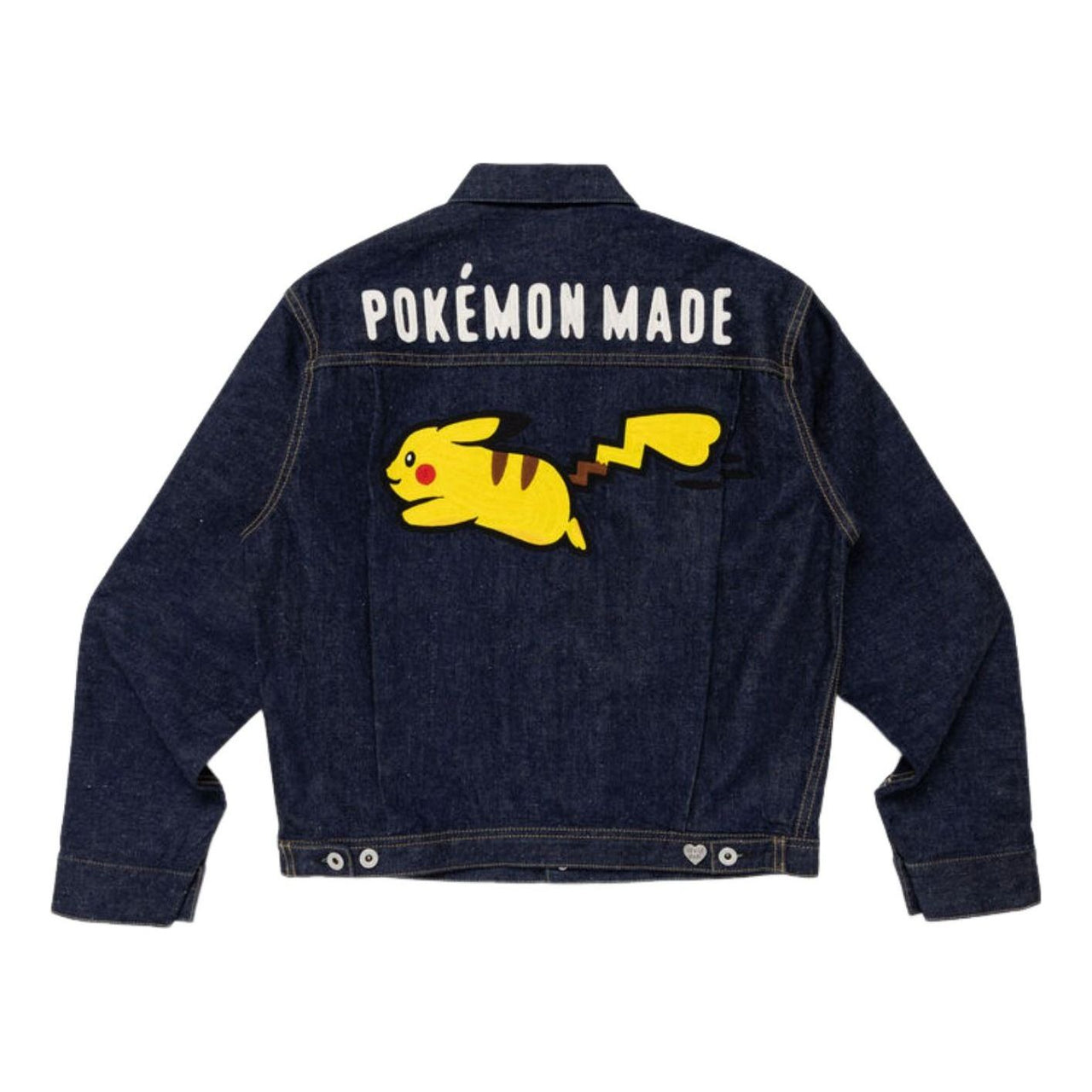 HUMAN MADE x Pokemon Made Denim Jacket 'Indigo' XX31JK005
