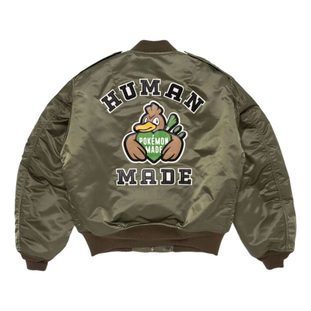 HUMAN MADE x Pokemon Made Padded Blouson 'Olivedrab' XX31JK006