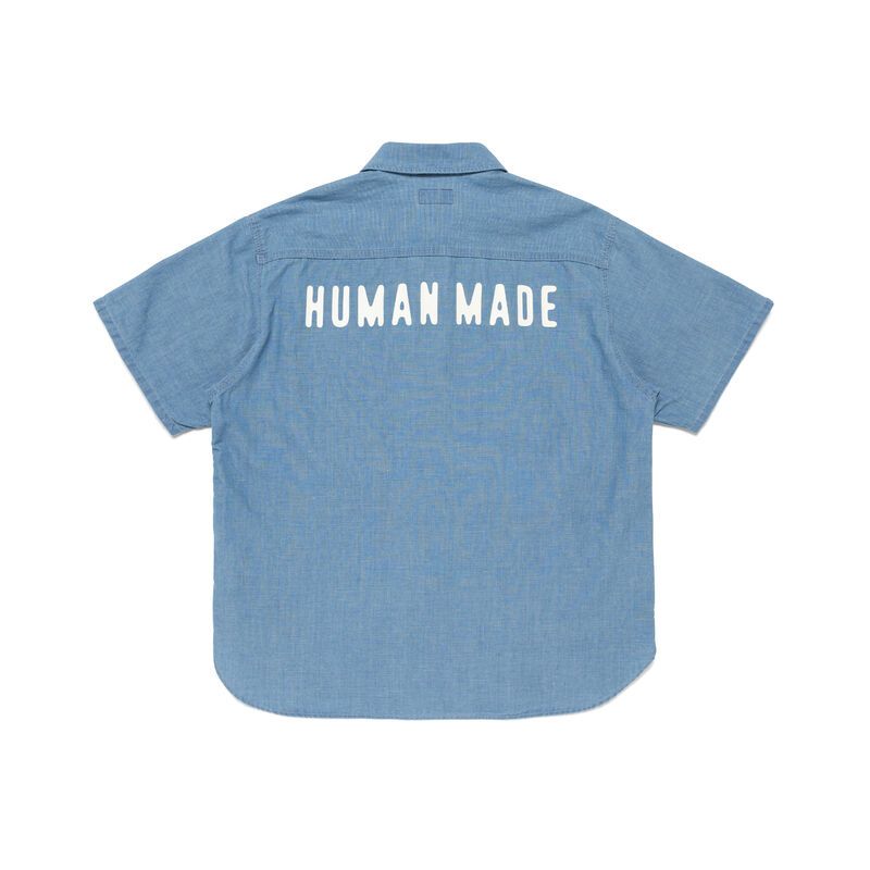 Human Made Chambray S/S Shirt 'Blue' HM31SH040-BLU
