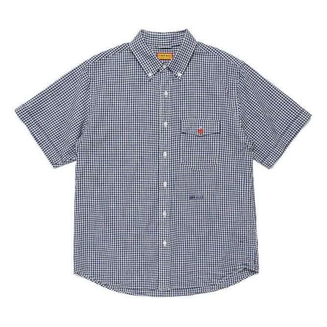 Human Made Check B.D S/S Shirt 'Blue' HM31SH041-BLU
