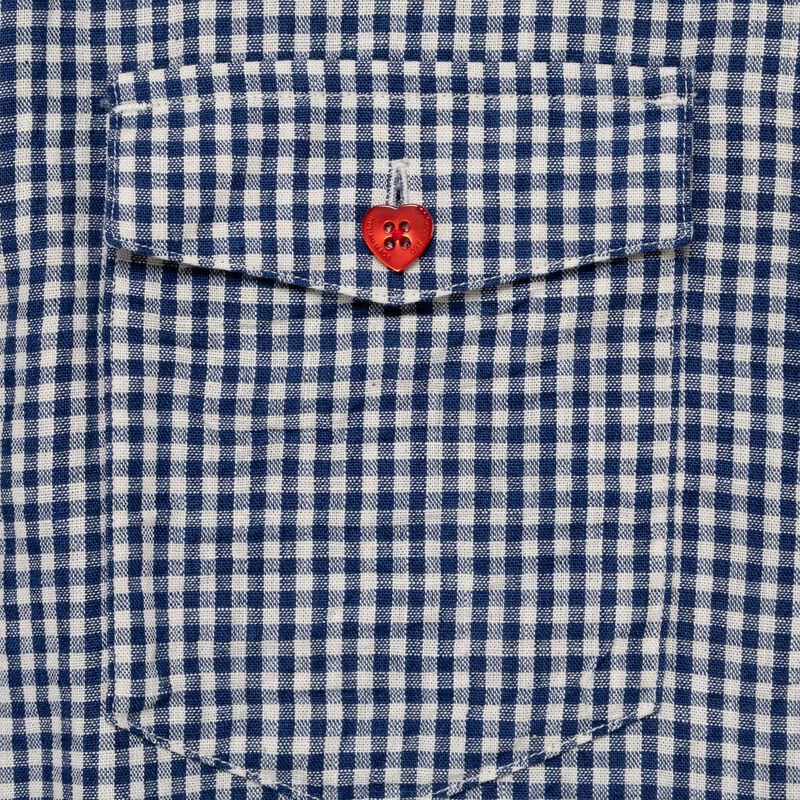 Human Made Check B.D S/S Shirt 'Blue' HM31SH041-BLU