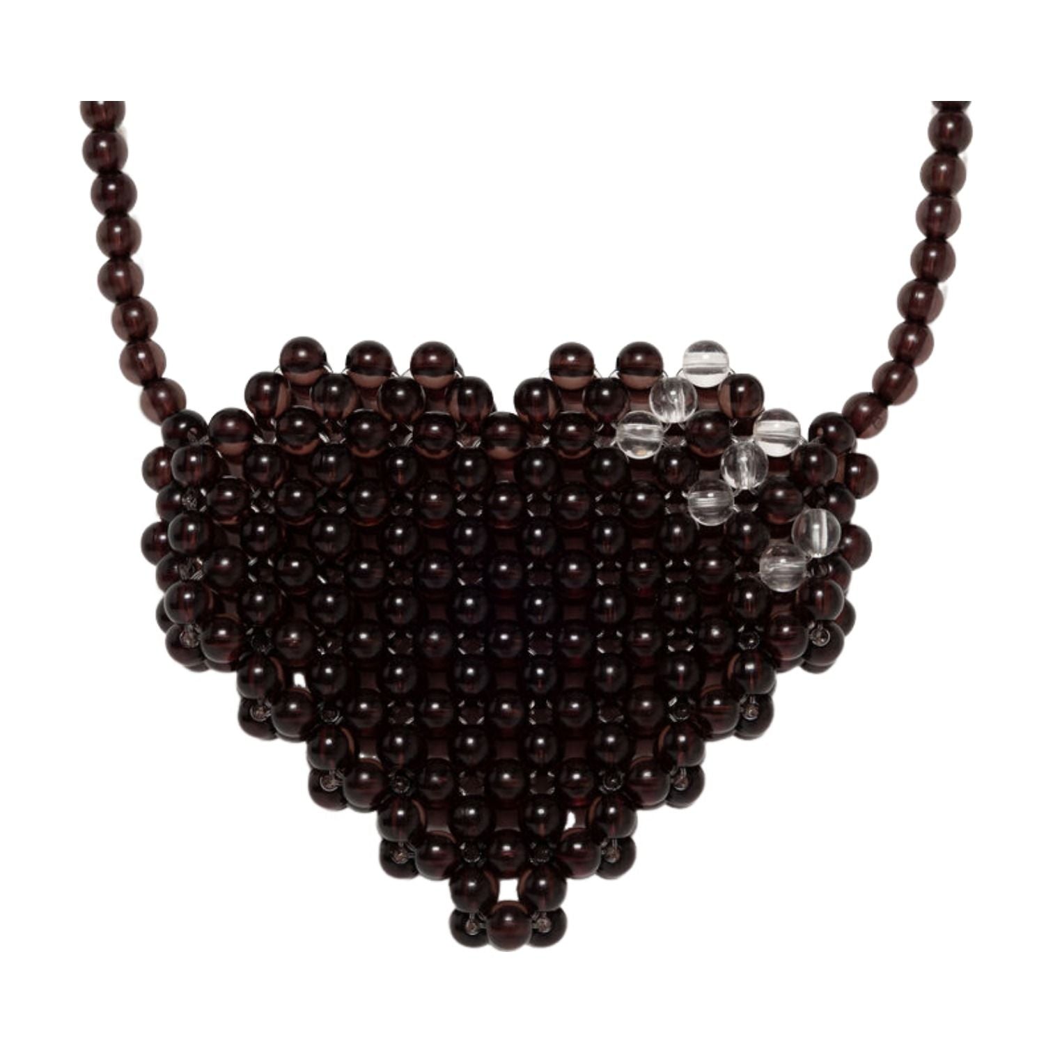 HUMAN MADE Heart Beaded Bag 'Black' HM31GD206-BLK