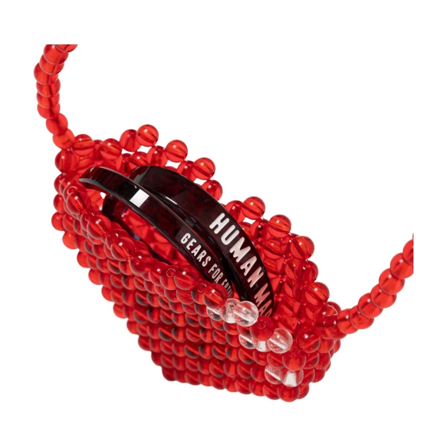 HUMAN MADE Heart Beaded Bag 'Red' HM31GD206-RED