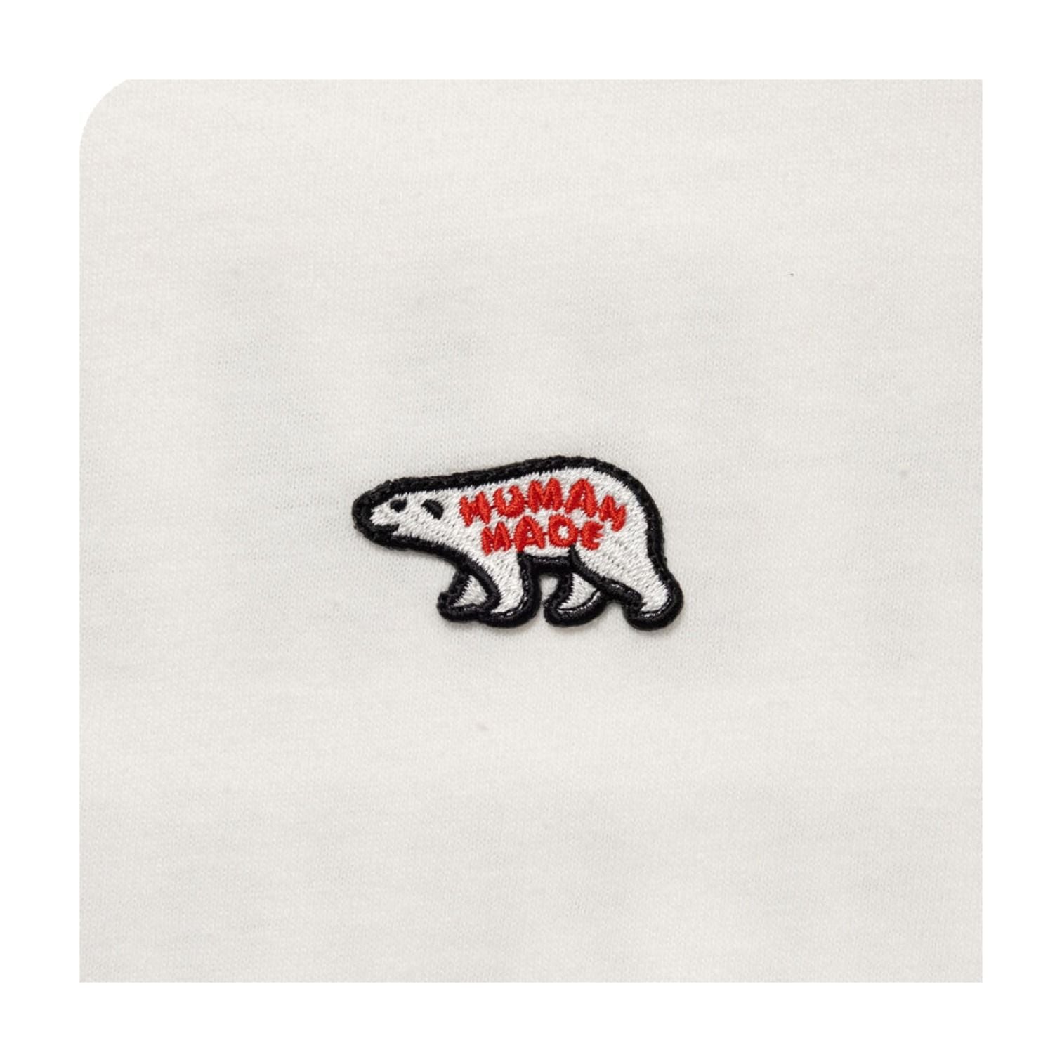 HUMAN MADE Animal Badge T-Shirt #3 'White' HM31CS115-WTH