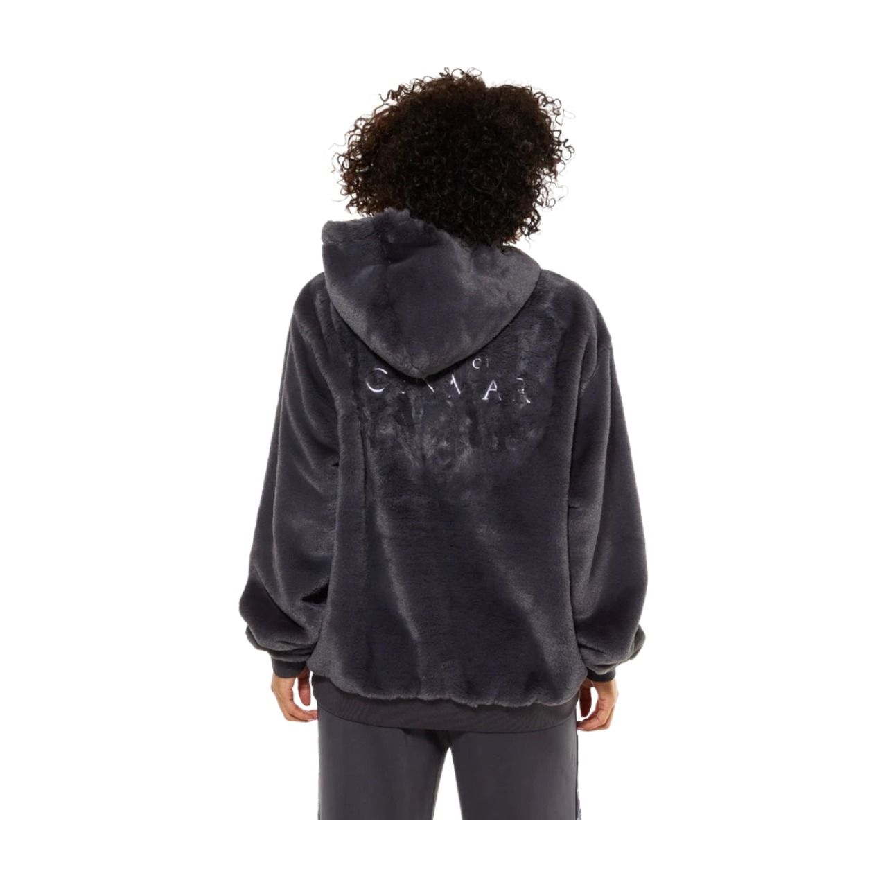 (WMNS) House of Cenmar Fur Hoodie 'Grey' HOC-HPA
