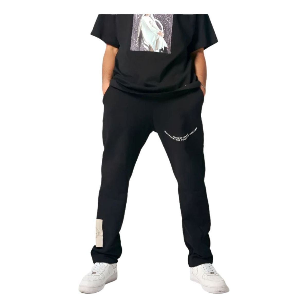 House of Cenmar Power of Dream Print Pants 'Black' HOC-IJG