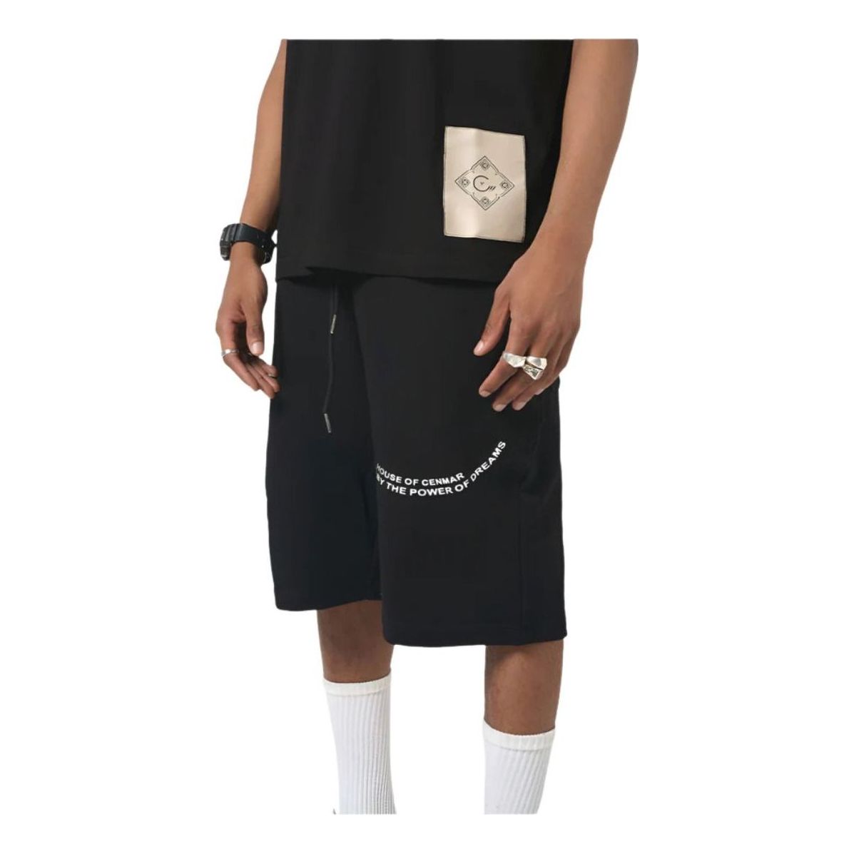 House of Cenmar Power of Dream Print Short 'Black' HOC-ISO