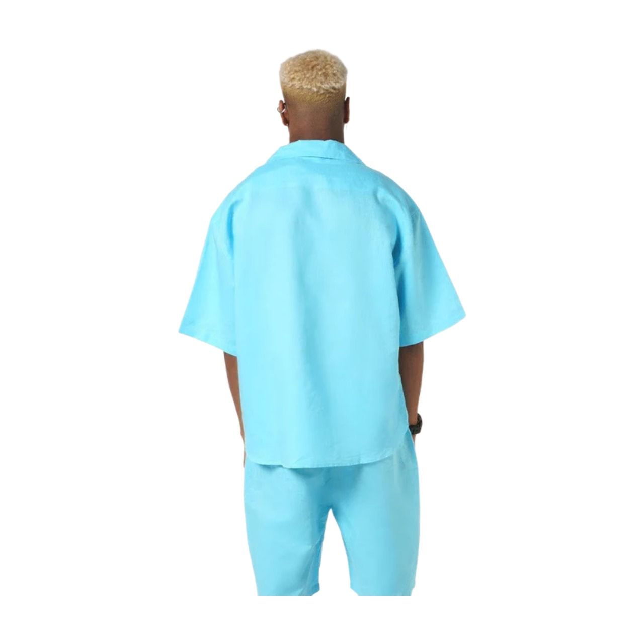 House of Cenmar Linen Shirt 'Tiffany Blue' HOC-LI02