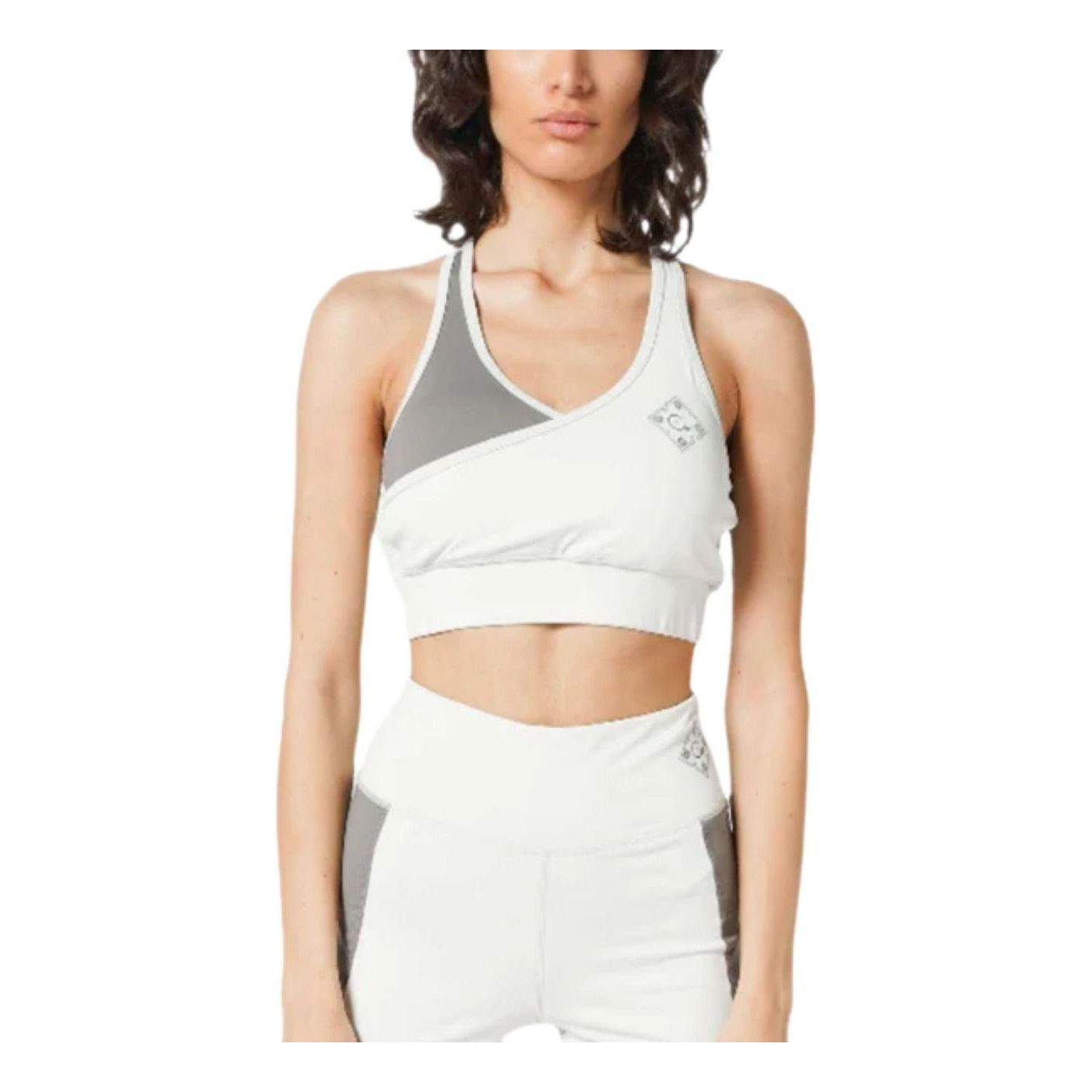 (WMNS) House of Cenmar Activewear Bra 'Off White Grey' HOC-PBA