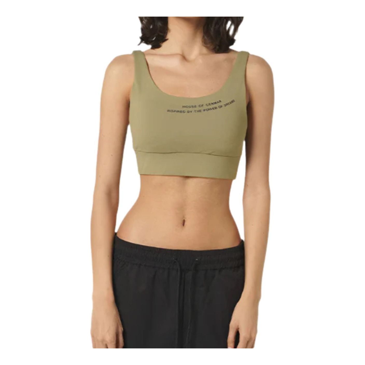(WMNS) House of Cenmar Activewear Bra 'Olive' HOC-POD