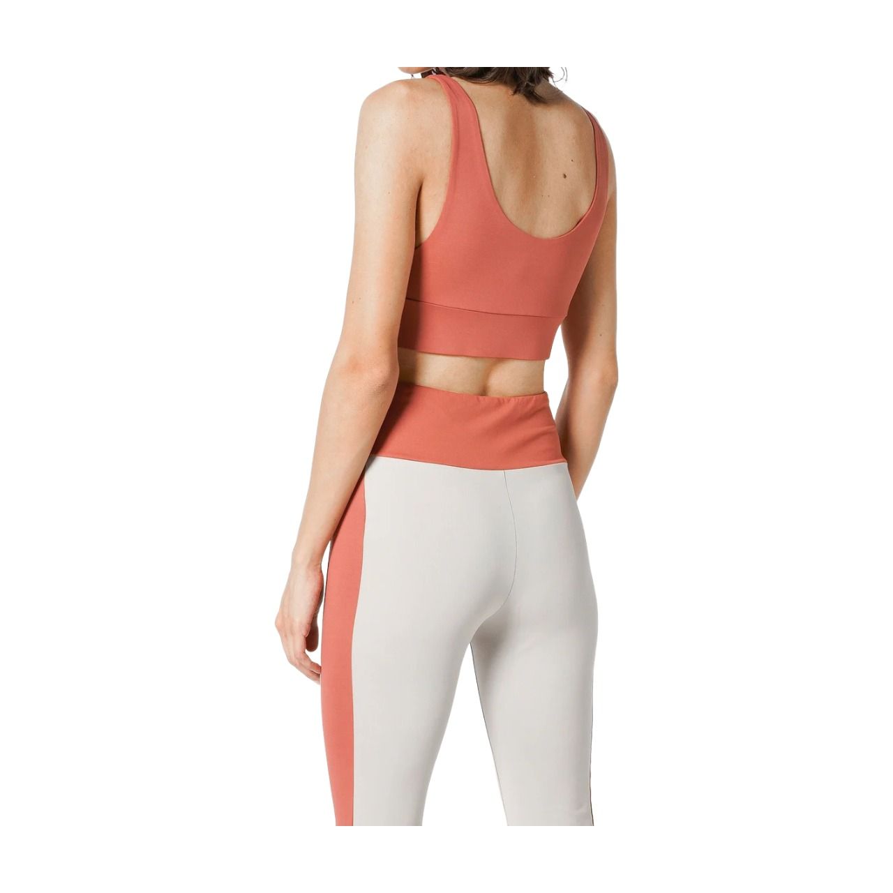 (WMNS) House of Cenmar Activewear Leggings 'Gray Orange' HOC-PRG