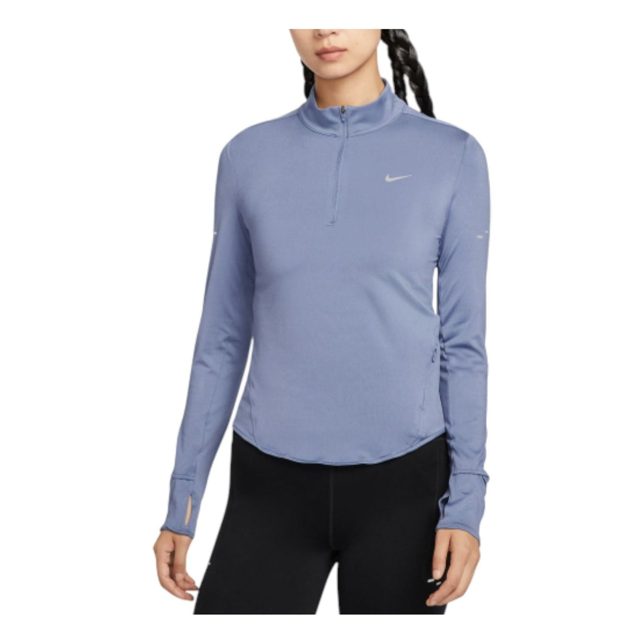 (WMNS) Nike Swift Dri-FIT Sun Protection Running Top 'World Indigo Reflective Silver' HQ0500-499