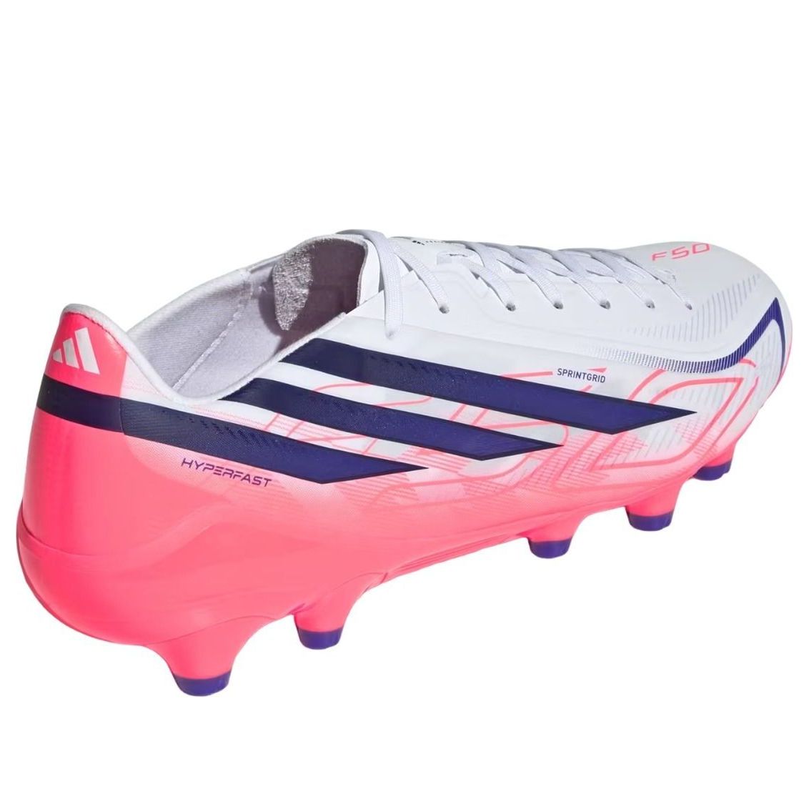 adidas F50 Hyperfast League HG/AG 'White Solar Turbo' HQ2379