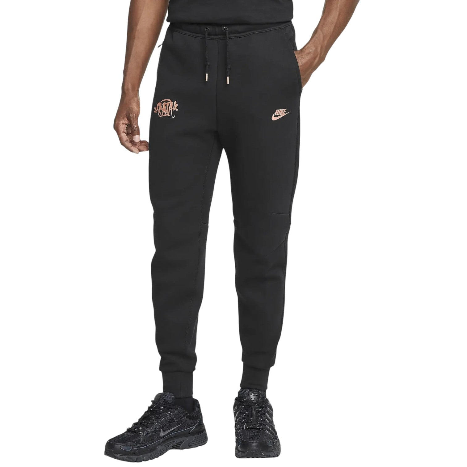 Nike x Central Cee Syna World Joggers 'Black Metallic Red Bronze' HQ3749-010