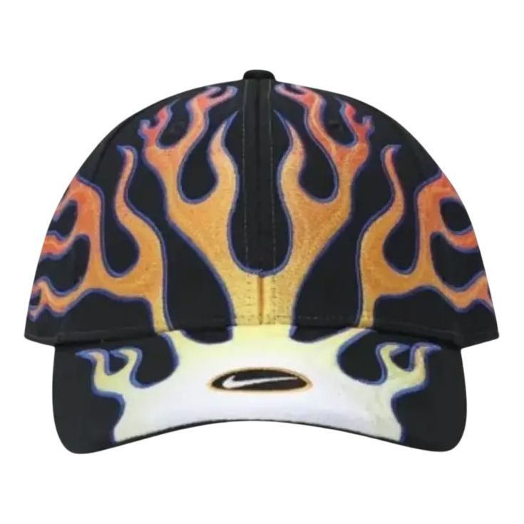 Nike Club Cap Structured OG Flame Cap 'Black Orange' HV6642-010