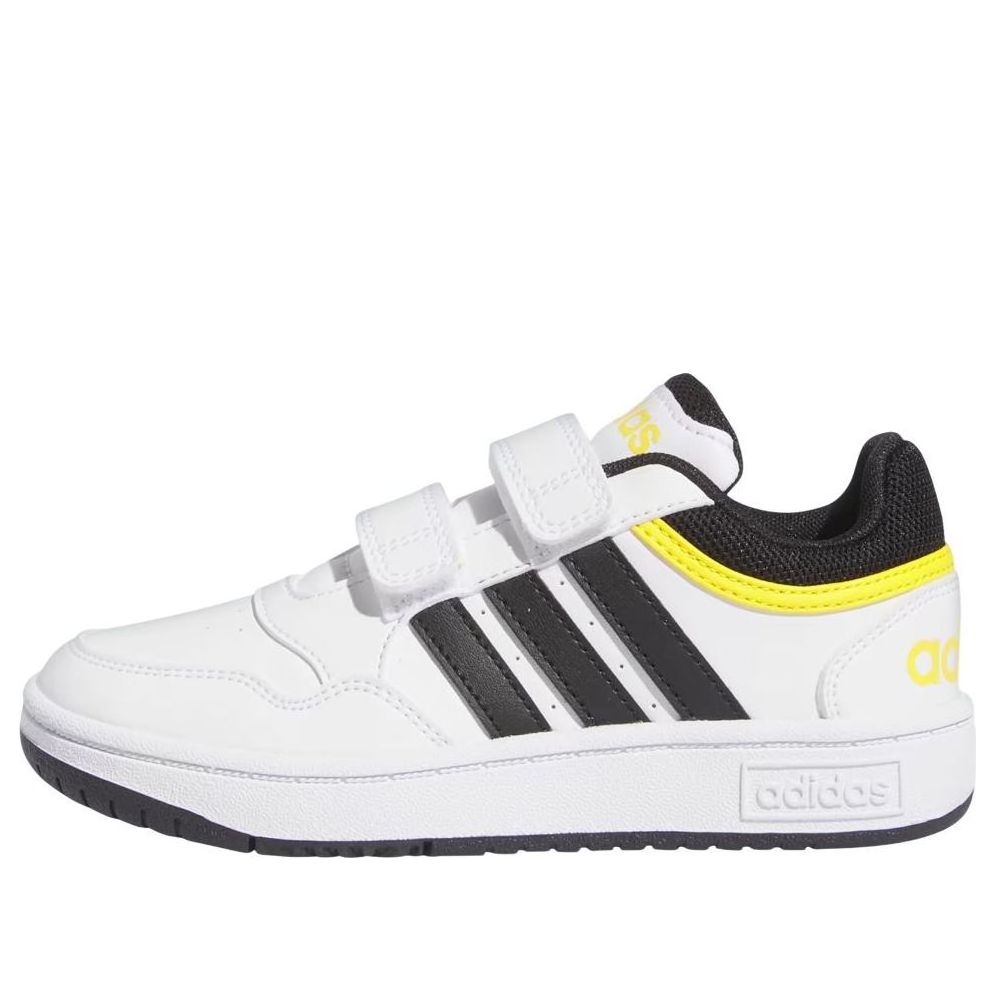 (PS) adidas Hoops Lifestyle 'White Black Yellow' IF5316